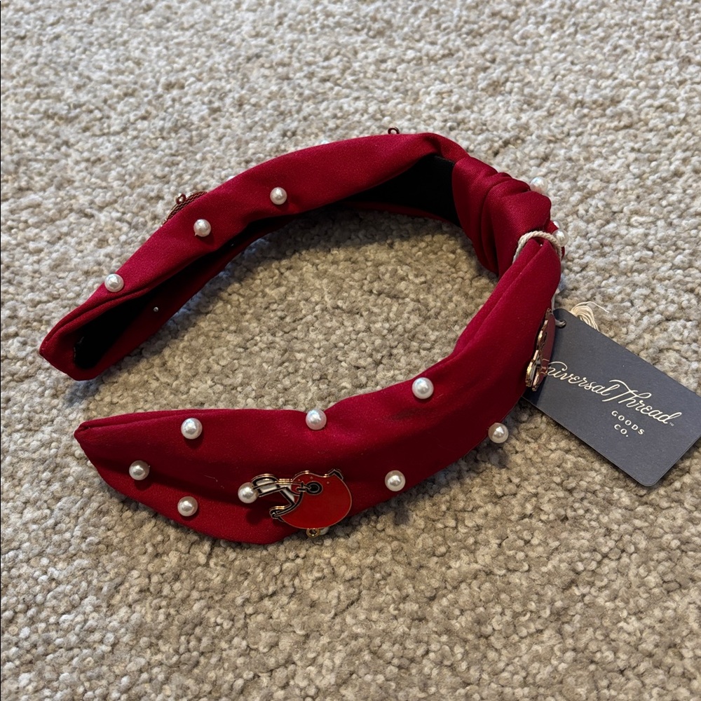 Universal Thread Football Helmet Red Headband